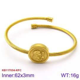 Stainless Steel Wire Bangle