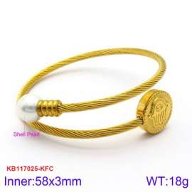 Stainless Steel Wire Bangle