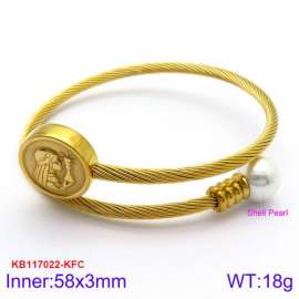 Stainless Steel Wire Bangle