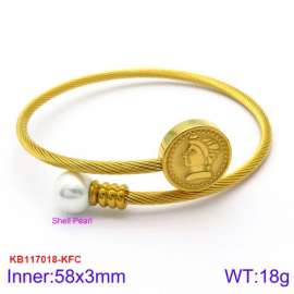Stainless Steel Wire Bangle