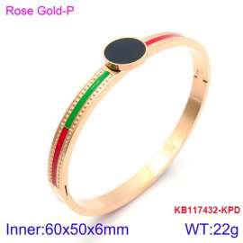 Stainless Steel Rose Gold-plating Bangle