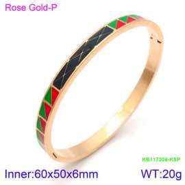 Stainless Steel Rose Gold-plating Bangle