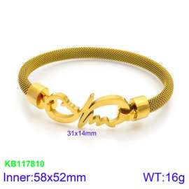 Stainless Steel Gold-plating Bangle