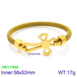 Stainless Steel Gold-plating Bangle