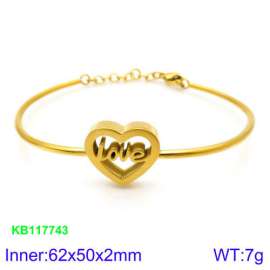 Stainless Steel Gold-plating Bangle