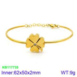 Stainless Steel Gold-plating Bangle