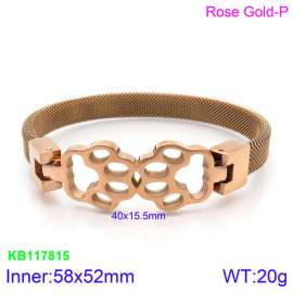 Stainless Steel Rose Gold-plating Bangle