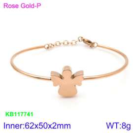 Stainless Steel Rose Gold-plating Bangle
