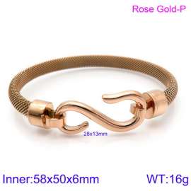 Stainless Steel Rose Gold-plating Bangle