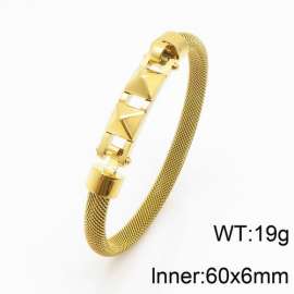 Stainless Steel Gold-plating Bangle