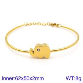 Stainless Steel Stone Bangle