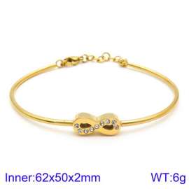 Stainless Steel Stone Bangle