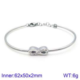 Stainless Steel Stone Bangle