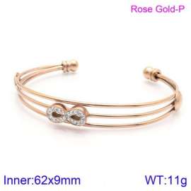 Stainless Steel Stone Bangle