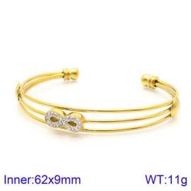 Stainless Steel Stone Bangle