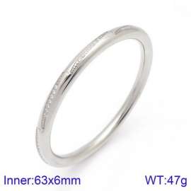 Stainless Steel Stone Bangle