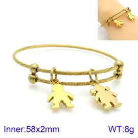 Stainless Steel Wire Bangle