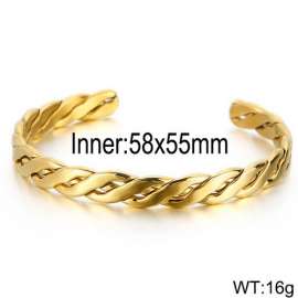 Stainless Steel Gold-plating Bangle