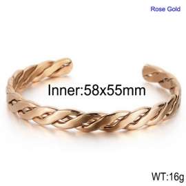 Stainless Steel Rose Gold-plating Bangle