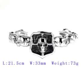 Bamboo Skull Fashion Punk Personality Bracelet